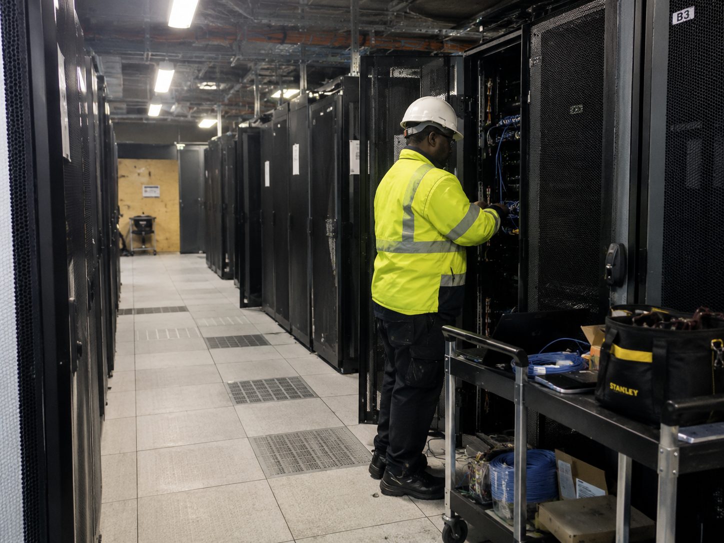 data hall cold aisle